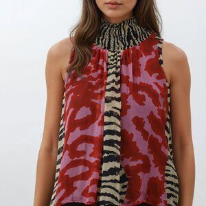 Ivy Blouse - Abstract Animal